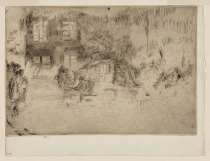 Murano, Glass Furnace, 1879/80, James McNeill Whistler, American, 1834-1903, United States,