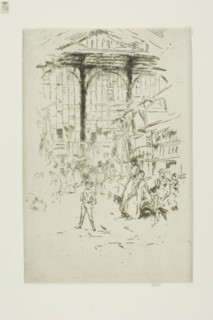 Clothes-Exchange, Houndsditch, No. 2, 1887, James McNeill Whistler, American, 1834-1903, United