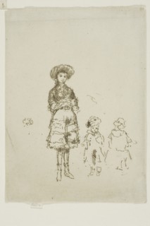 The Little Nurse, Grays Inn, 1887, James McNeill Whistler, American, 1834-1903, United States,