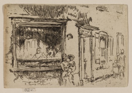 Butcher’s Shop, Sandwich, Kent, 1887, James McNeill Whistler, American, 1834-1903, United States,