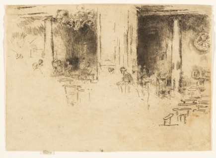 The Church, Brussels (Adoration), 1887, James McNeill Whistler, American, 1834-1903, United States,