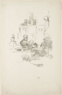 Late Picquet, 1894, James McNeill Whistler, American, 1834-1903, United States, Transfer lithograph