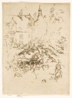 Château Touraine, 1888, James McNeill Whistler, American, 1834-1903, United States, Etching with