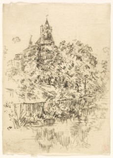 Château de Verneuil, Touraine, 1888, James McNeill Whistler, American, 1834-1903, United States,