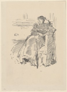 La Robe Rouge, 1894, printed 1895, James McNeill Whistler, American, 1834-1903, United States,