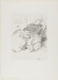 La Belle Dame endormie, 1894, James McNeill Whistler, American, 1834-1903, United States, Transfer