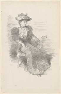 A Portrait: Mildred Howells, 1894/96, James McNeill Whistler, American, 1834-1903, United States,