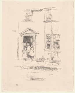 The Little Doorway, Lyme Regis, 1895, James McNeill Whistler, American, 1834-1903, United States,