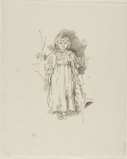 Little Evelyn, 1896, James McNeill Whistler, American, 1834-1903, United States, Transfer