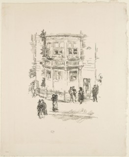 The Manager’s Window, Gaiety Theatre, 1896, James McNeill Whistler, American, 1834-1903, United