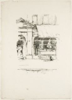 The Butcher’s Dog, 1896, James McNeill Whistler, American, 1834-1903, United States, Transfer