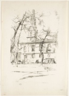 St. Giles-in-the-Fields, 1896, James McNeill Whistler, American, 1834-1903, United States, Transfer