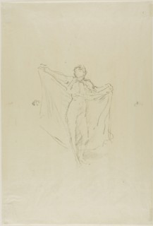 La Danseuse: A Study of the Nude, c. 1891, James McNeill Whistler, American, 1834-1903, United