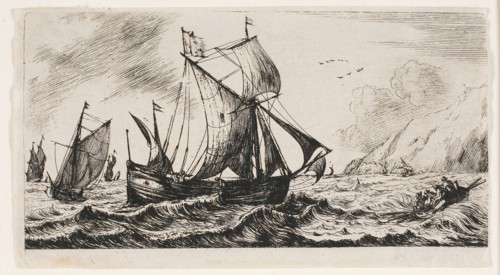 The Galliot of Jean de Vyl of Rotterdam, 1850, Charles Meryon (French, 1821-1868), after Reinier