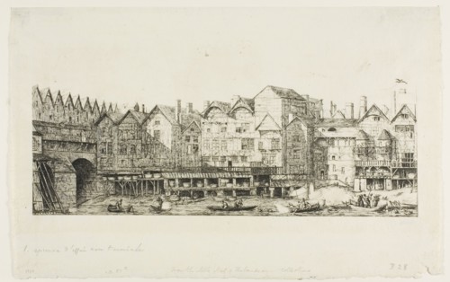 View of Part of the City of Paris toward the Close of the XVII Century, 1861, Charles Meryon,