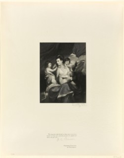 Lady Cockburn and family, from Old English Masters, 1897, printed 1902, Timothy Cole (American,