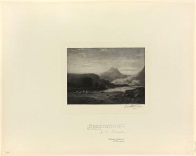 On the River Wye, from Old English Masters, 1898, printed 1902, Timothy Cole (American, born