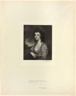 Portrait of Mrs. Davies, from Old English Masters, 1898, printed 1902, Timothy Cole (American, born