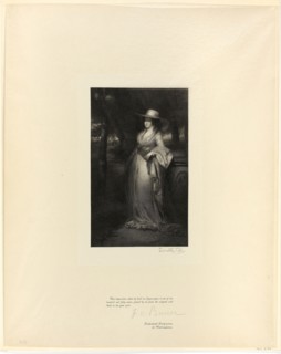 Portrait of a Lady, from Old English Masters, 1899, printed 1902, Timothy Cole (American, born