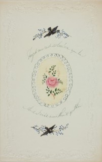 Forget Me Not Where’eer You Be (valentine), c. 1850, George Kershaw, English, 19th century,