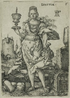 Wealth, plate five from Virtues and Vices, 1549, Heinrich Aldegrever, German, 1502-c.1560, Germany,