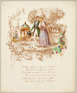 Subdued by your Superior Charms (valentine), c. 1842, Unknown Artist, English, 19th century,