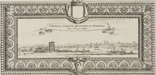 Frontispiece, from Various Scenes Designed in Florence, 1630, François Collignon (French, c.