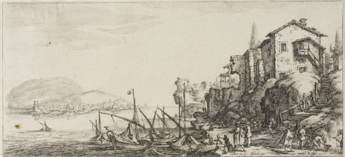 Returning from the Hunt, from Various Scenes Designed in Florence, 1618–20, Jacques Callot (French,