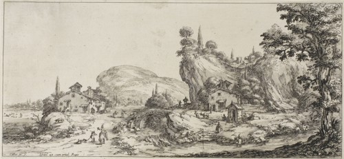 Loading Merchandise, from Various Scenes Designed in Florence, 1618–20, Jacques Callot, French,