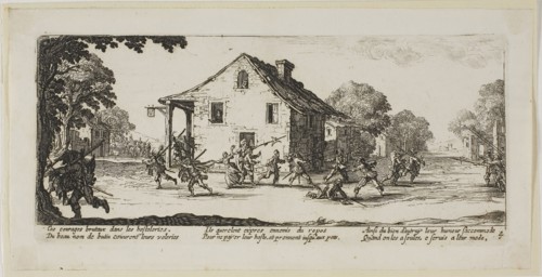 Scene of Pillage, plate four from The Large Miseries of War, n.d., Gerrit Lucasz van Schagen