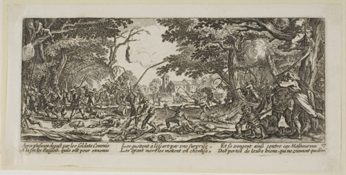 The Peasants Avenge Themselves, plate seventeen from The Large Miseries of War, n.d., Gerrit Lucasz