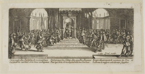 Distribution of Rewards, plate eighteen from The Large Miseries of War, n.d., Gerrit Lucasz van