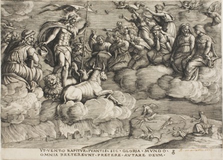 The Triumph of Eternity, plate six from The Triumphs of Petrarch, c. 1539, Georg Pencz, German, c.
