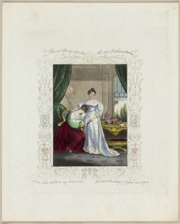 Pine Not Thus My Sister Dear (valentine), c. 1840, Unknown Artist, English, 19th century, England,