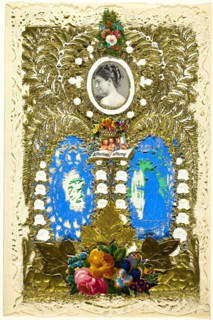 Affections Offering (Valentine), c. 1850, John Windsor, English, 19th century, England, Collaged