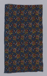 Fragment, 19th century, Russia, Linen, plain weave, painted, 79.4 x 44.9 cm (31 1/4 x 17 5/8 in.)