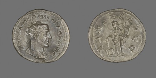 Antoninianus (Coin) Portraying King Philip I, AD 244/247, Roman, minted in Rome, Roman Empire,