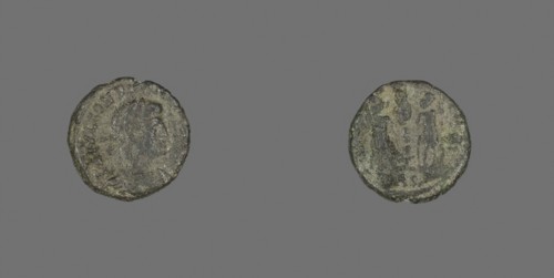 Coin Portraying Emperor Constans or Emperor Constantius II, AD 324/361 or AD 333/350, Roman, Roman