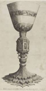 Chalice, 1640, Wenceslaus Hollar (Czech, 1607-1677), after Andrea Mantegna (Italian, 1431-1506),