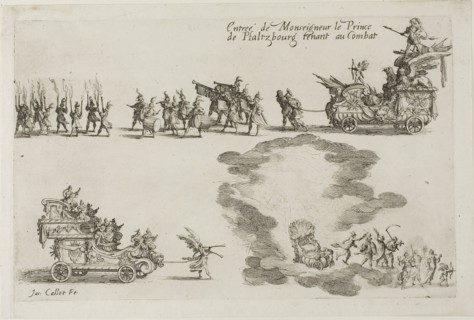Entry of the Monseigneur the Prince of Phalsbourg, Defender in the Combat, from The Combat at the