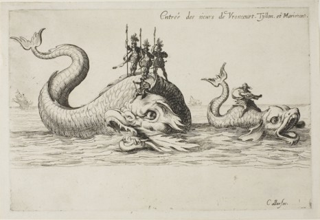Entry of Mm. de Vroncourt, Tyllon, and Marimont, from The Combat at the Barrier, 1627, Jacques