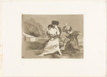 They Don’t Like it, plate nine from The Disasters of War, 1810/15, published 1863, Francisco José