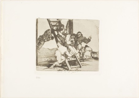 It’s a hard step!, plate 14 from The Disasters of War, 1810/11, published 1863, Francisco José de