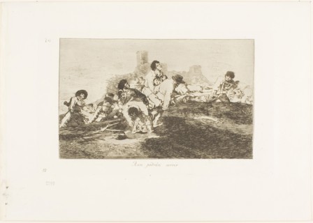 They Can Still be of Use, plate 24 from The Disasters of War, 1810/12, published 1863, Francisco