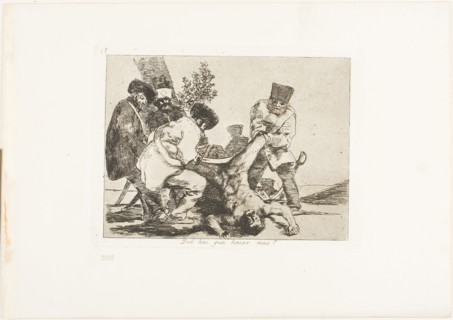 What More Can Be Done?, plate 33 from The Disasters of War, 1812/15, published 1863, Francisco José