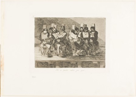 One Can’t Tell Why, plate 35 from The Disasters of War, 1812/15, published 1863, Francisco José de
