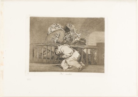 This is How it Happened, plate 47 from The Disasters of War, 1812/15, published 1863, Francisco