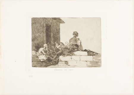 Appeals are in vain, plate 54 from The Disasters of War, 1812/15, published 1863, Francisco José de
