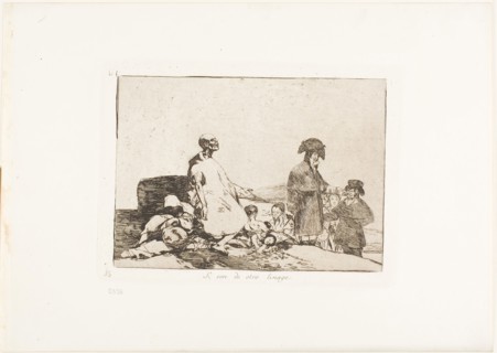 Perhaps they are of another breed, plate 61 from The Disasters of War, 1812/15, published 1863,
