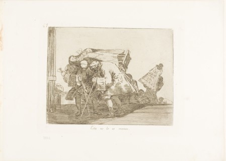 This is Not Less so, plate 67 from The Disasters of War, 1815/20, published 1863, Francisco José de